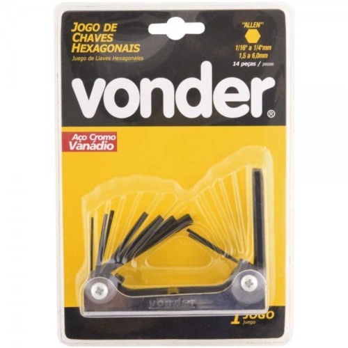 jogo de chave allen 1,5 a 6 mm e 1/16 a 1/4 jogo de chave allen 1,5 a 6 mm e 1/16 a 1/4