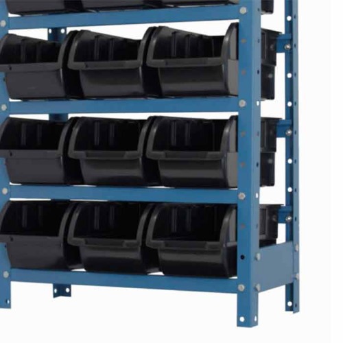 Estante metálica com 12 gavetas n°5 preta - NE12/5P Estante metálica com 12 gavetas n°5 preta - NE12/5P