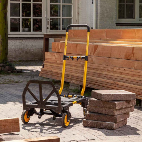 Carro armazém plataforma 2 em 1 para cargas capacidade 70/137 kg - STST98375L-BR Carro armazém plataforma 2 em 1 para cargas capacidade 70/137 kg - STST98375L-BR