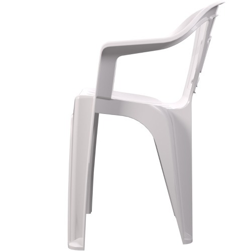 Kit 4 cadeiras plásticas com braços - Tabuba Kit 4 cadeiras plásticas com braços - Tabuba