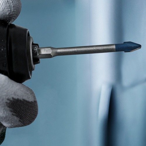 Broca para porcelanato 3 x 90 mm Hardceramic - HEX-9 Broca para porcelanato 3 x 90 mm Hardceramic - HEX-9