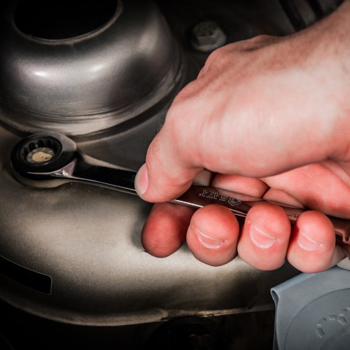 Chave combinada com catraca 22 mm aço cromo vanádio Chave combinada com catraca 22 mm aço cromo vanádio