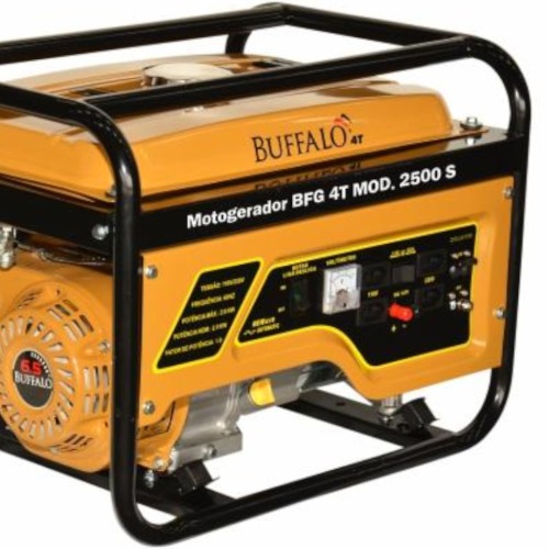 Gerador de energia 2,8 Kva a gasolina partida manual monofásico - BFG 2.500 S 110V/220V Gerador de energia 2,8 Kva a gasolina partida manual monofásico - BFG 2.500 S 110V/220V