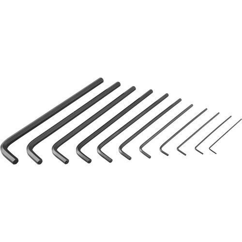 Jogo de chave allen 1,5 a 10 mm com 11 peças - 42-11M Jogo de chave allen 1,5 a 10 mm com 11 peças - 42-11M