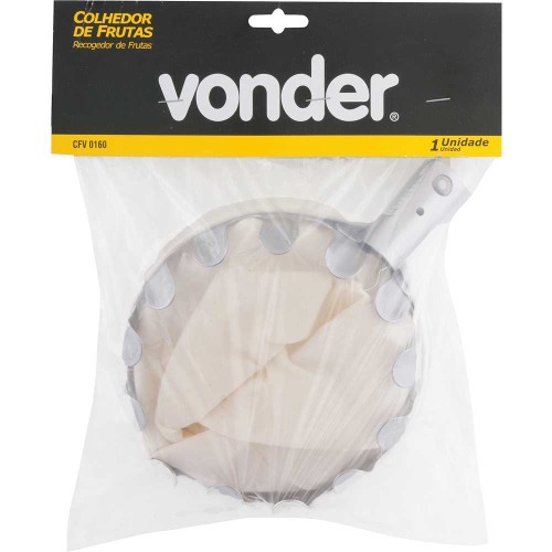 Colhedor de frutas com saco de algodão branco Colhedor de frutas com saco de algodão branco