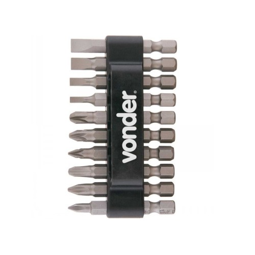 Jogo de bits e ponteiras encaixe sextavado de 1/4 Jogo de bits e ponteiras encaixe sextavado de 1/4