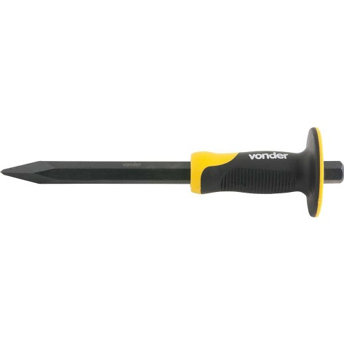 Ponteiro manual sextavado 250 mm com empunhadura Ponteiro manual sextavado 250 mm com empunhadura