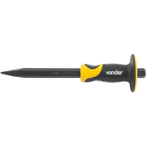 Ponteiro manual sextavado 250 mm com empunhadura Ponteiro manual sextavado 250 mm com empunhadura