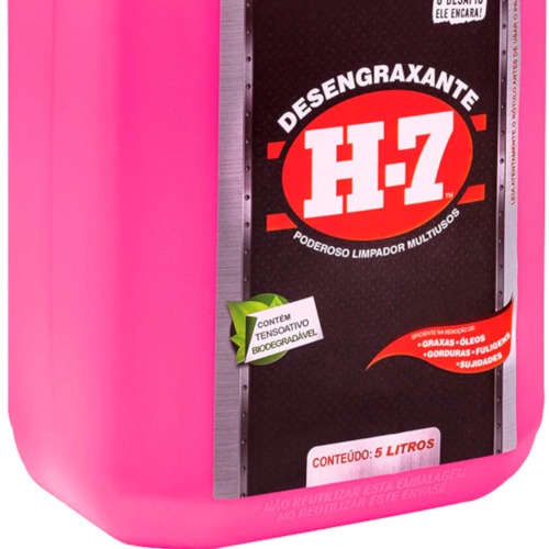Desengraxante para limpeza em geral 5 litros - H-7 Desengraxante para limpeza em geral 5 litros - H-7