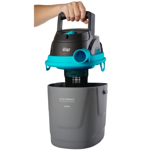 Aspirador de pó e líquido 1.400 watts - GTW Compact 110V Aspirador de pó e líquido 1.400 watts - GTW Compact 110V