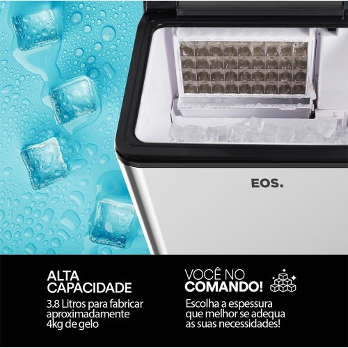 Máquina de Gelo 35 kg inox Ice Compact - EMG35 110V Máquina de Gelo 35 kg inox Ice Compact - EMG35 110V
