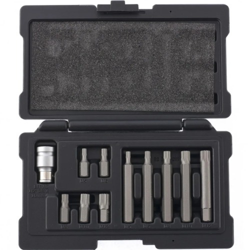 Jogo de bits spline encaixe sextavado 1/2 Jogo de bits spline encaixe sextavado 1/2