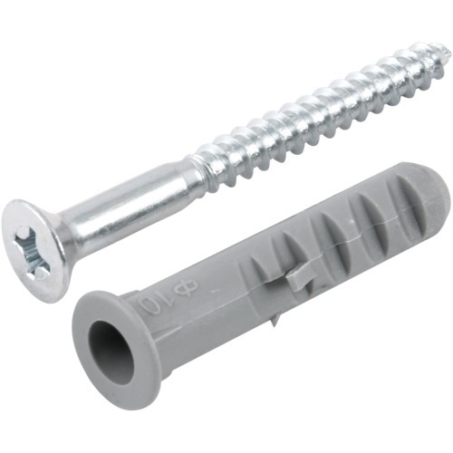 Jogo de parafusos com bucha 6,1 x 65 mm com 5 pares Jogo de parafusos com bucha 6,1 x 65 mm com 5 pares