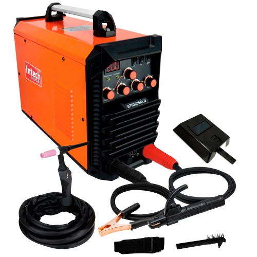 Inversora de solda multiprocesso 200A para Eletrodo revestido E Tig AC/DC - STIG200ALU 220V Inversora de solda multiprocesso 200A para Eletrodo revestido E Tig AC/DC - STIG200ALU 220V