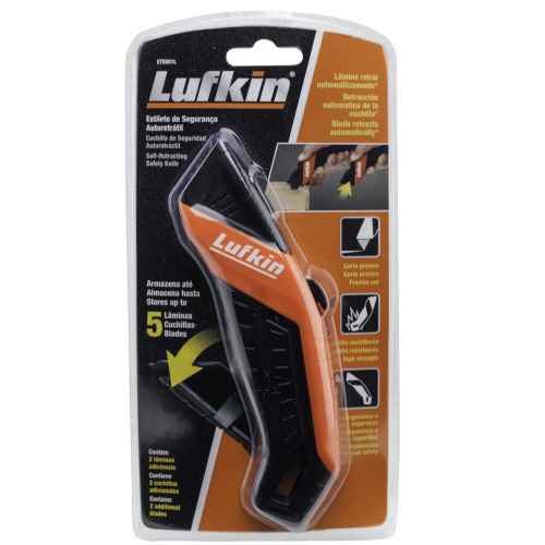 Estilete de segurança lâminas em trapézio - ETS001L Estilete de segurança lâminas em trapézio - ETS001L