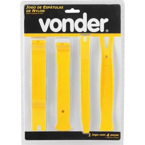 Jogo de espátulas de nylon automotivas com 4 peças Jogo de espátulas de nylon automotivas com 4 peças