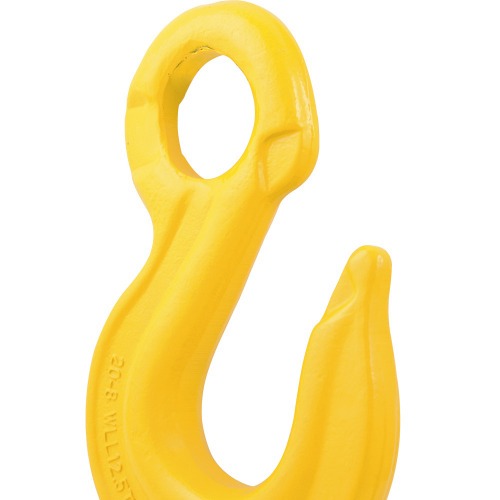 Gancho de aço com olhal sem trava Gancho de aço com olhal sem trava