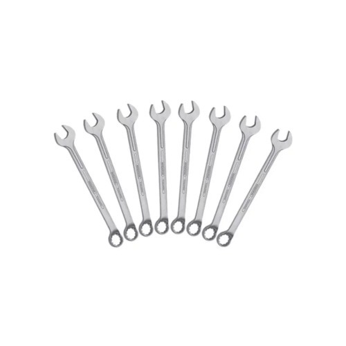 Jogo de chave combinada 10 a 24 mm aço cromo vanádio com 8 peças - 1B Jogo de chave combinada 10 a 24 mm aço cromo vanádio com 8 peças - 1B