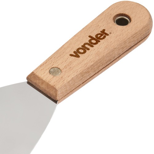 Espátula aço inox lisa 3.1/8 Espátula aço inox lisa 3.1/8