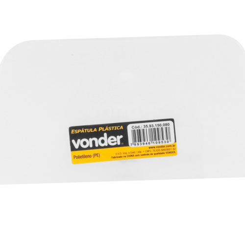 Espátula plástica 150 x 80 mm Espátula plástica 150 x 80 mm