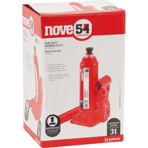 Macaco hidráulico tipo garrafa capacidade de 3 toneladas Macaco hidráulico tipo garrafa capacidade de 3 toneladas