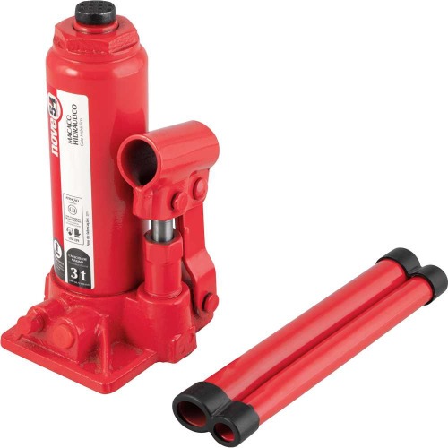 Macaco hidráulico tipo garrafa capacidade de 3 toneladas Macaco hidráulico tipo garrafa capacidade de 3 toneladas