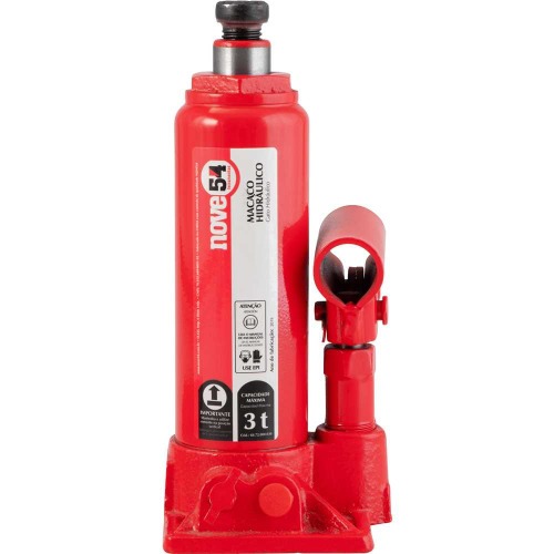 Macaco hidráulico tipo garrafa capacidade de 3 toneladas Macaco hidráulico tipo garrafa capacidade de 3 toneladas