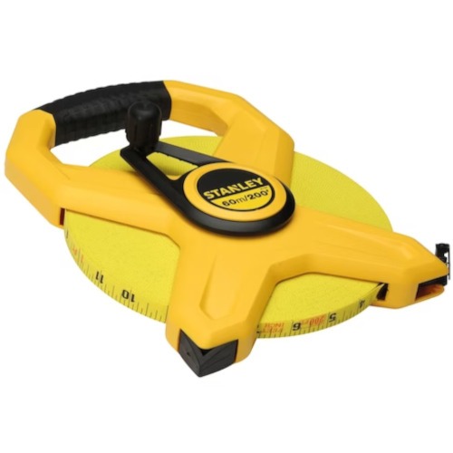 Trena aberta com fita de fibra de vidro com 60 metros Trena aberta com fita de fibra de vidro com 60 metros