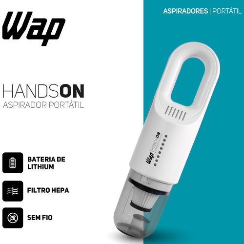 Aspirador de pó portátil a bateria - Handson Aspirador de pó portátil a bateria - Handson
