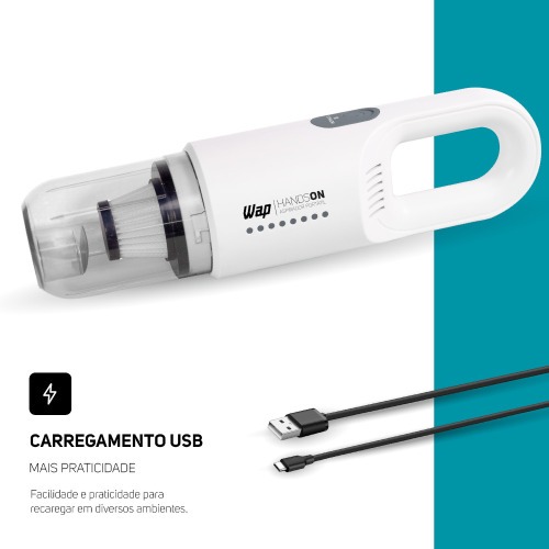 Aspirador de pó portátil a bateria - Handson Aspirador de pó portátil a bateria - Handson