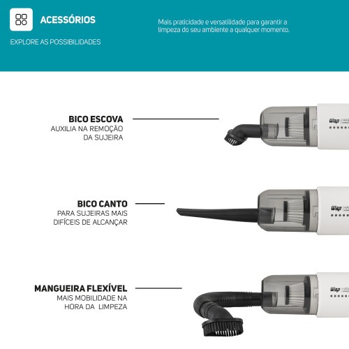 Aspirador de pó portátil a bateria - Handson Aspirador de pó portátil a bateria - Handson