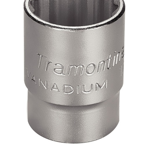 Soquete estriado 20 mm encaixe 1/2 Soquete estriado 20 mm encaixe 1/2