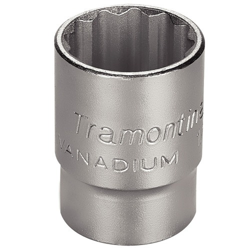 Soquete estriado 20 mm encaixe 1/2 Soquete estriado 20 mm encaixe 1/2