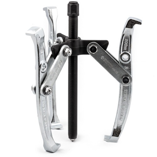 Saca-polia com 3 garras articuláveis abertura de 200 mm Saca-polia com 3 garras articuláveis abertura de 200 mm