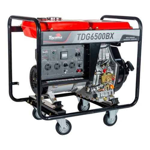 Gerador de energia 5,5 kva a diesel bivolt partida manual - TDG6500BX 110V/220V Gerador de energia 5,5 kva a diesel bivolt partida manual - TDG6500BX 110V/220V