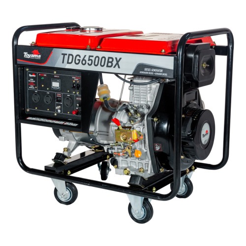 Gerador de energia 5,5 kva a diesel bivolt partida manual - TDG6500BX 110V/220V Gerador de energia 5,5 kva a diesel bivolt partida manual - TDG6500BX 110V/220V