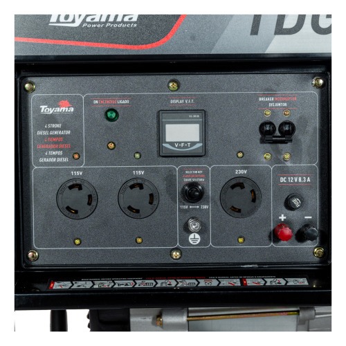 Gerador de energia 5,5 kva a diesel bivolt partida manual - TDG6500BX 110V/220V Gerador de energia 5,5 kva a diesel bivolt partida manual - TDG6500BX 110V/220V