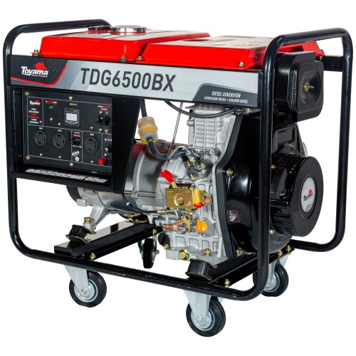 Gerador de energia 5,5 kva a diesel bivolt partida manual - TDG6500BX 110V/220V Gerador de energia 5,5 kva a diesel bivolt partida manual - TDG6500BX 110V/220V
