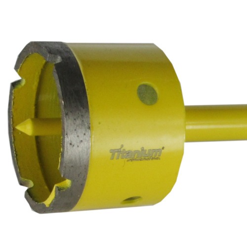 Serra copo diamantada 60 mm com haste encaixe 3/8 Serra copo diamantada 60 mm com haste encaixe 3/8