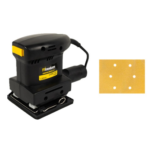 Lixadeira orbital 135 W 110 x 100 mm - 07658 110V Lixadeira orbital 135 W 110 x 100 mm - 07658 110V