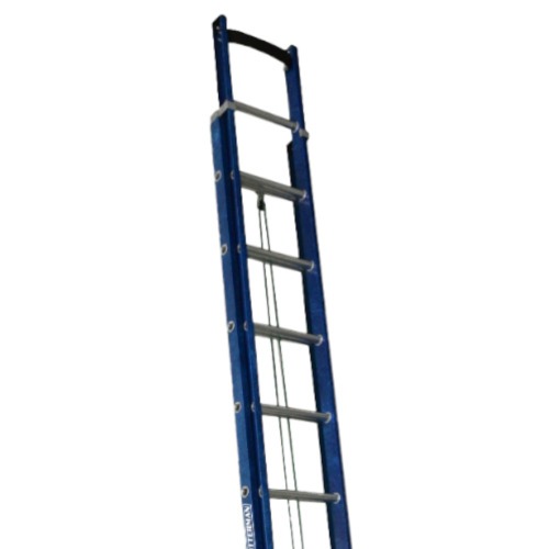 Escada de fibra de vidro extensível 3,5 x 5,9 m 19 degraus - Premium Escada de fibra de vidro extensível 3,5 x 5,9 m 19 degraus - Premium