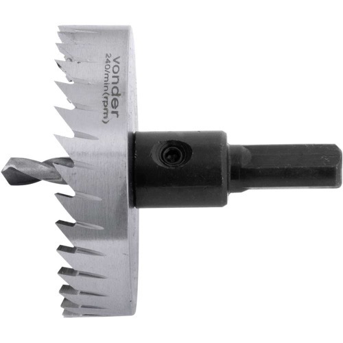 Serra copo de aço rápido 53 mm para inox Serra copo de aço rápido 53 mm para inox