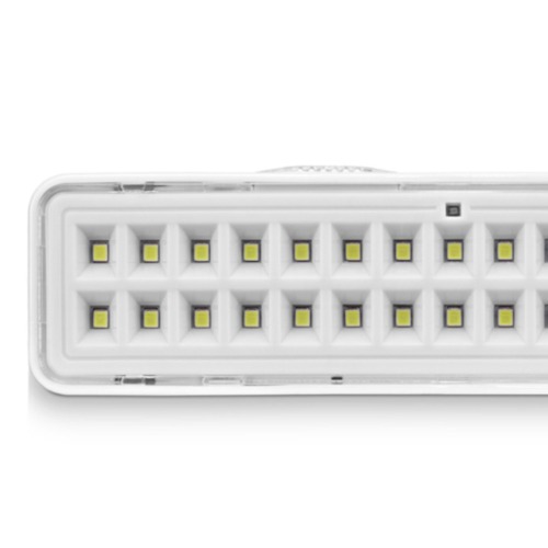 Luminária de emergência 30 Leds branca - 48LEM30L0000 110V/220V Luminária de emergência 30 Leds branca - 48LEM30L0000 110V/220V