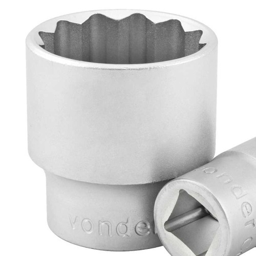 Soquete estriado 19 mm encaixe 3/4 Soquete estriado 19 mm encaixe 3/4