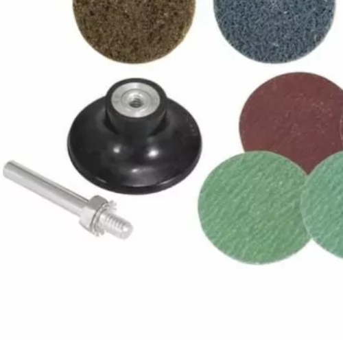 Jogo de discos de lixa com esponja abrasiva 50 mm Jogo de discos de lixa com esponja abrasiva 50 mm