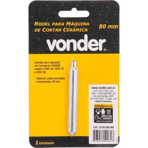 Rodel para máquina de cortar cerâmica 80 mm Rodel para máquina de cortar cerâmica 80 mm