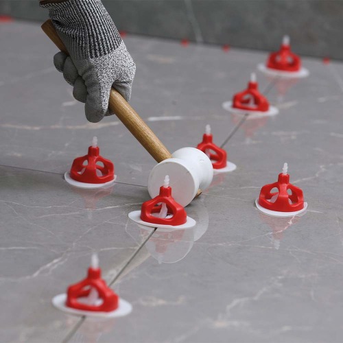 Espaçador e nivelador para piso 2,00 mm com 50 peças - Easy Spin Espaçador e nivelador para piso 2,00 mm com 50 peças - Easy Spin