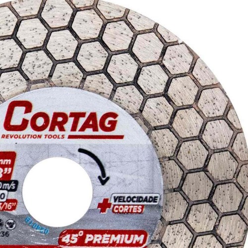 Disco Diamantado para Chanfro 45° Premium 110mm - 62794 Disco Diamantado para Chanfro 45° Premium 110mm - 62794