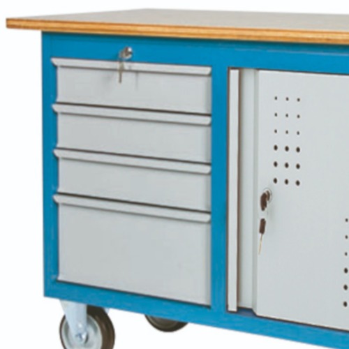 Bancada móvel com 4 gavetas e 1 prateleira - CR-70 Bancada móvel com 4 gavetas e 1 prateleira - CR-70