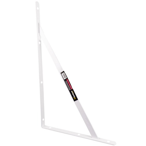 Cantoneira Mão francesa reforçada 38,5 cm branca - 08183 Cantoneira Mão francesa reforçada 38,5 cm branca - 08183